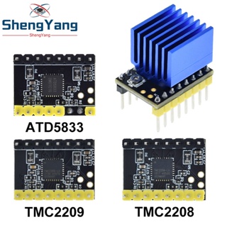 Tmc2208 TMC2209 ATD5833 V2.0 พร้อมฮีทซิงค์สเต็ปมอเตอร์ไดรเวอร์ 2.5A 256 สําหรับเครื่องพิมพ์ 3d