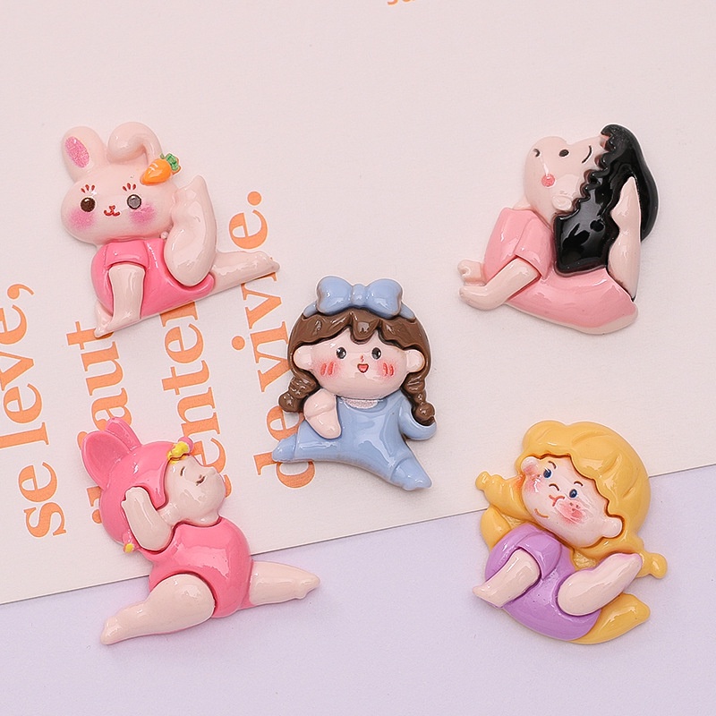 กาวเรซิ่น แฮนด์เมด DIY อุปกรณ์เสริม สําหรับทําผม ติดเคสโทรศัพท์ กิ๊บติดผม เล่นกีฬา โยคะ