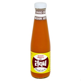 สุขุมซอสพริกเผ็ดกลาง HOT 300ซีซีSUKHUM MEDIUMCHILLI SAUCE 300CC.