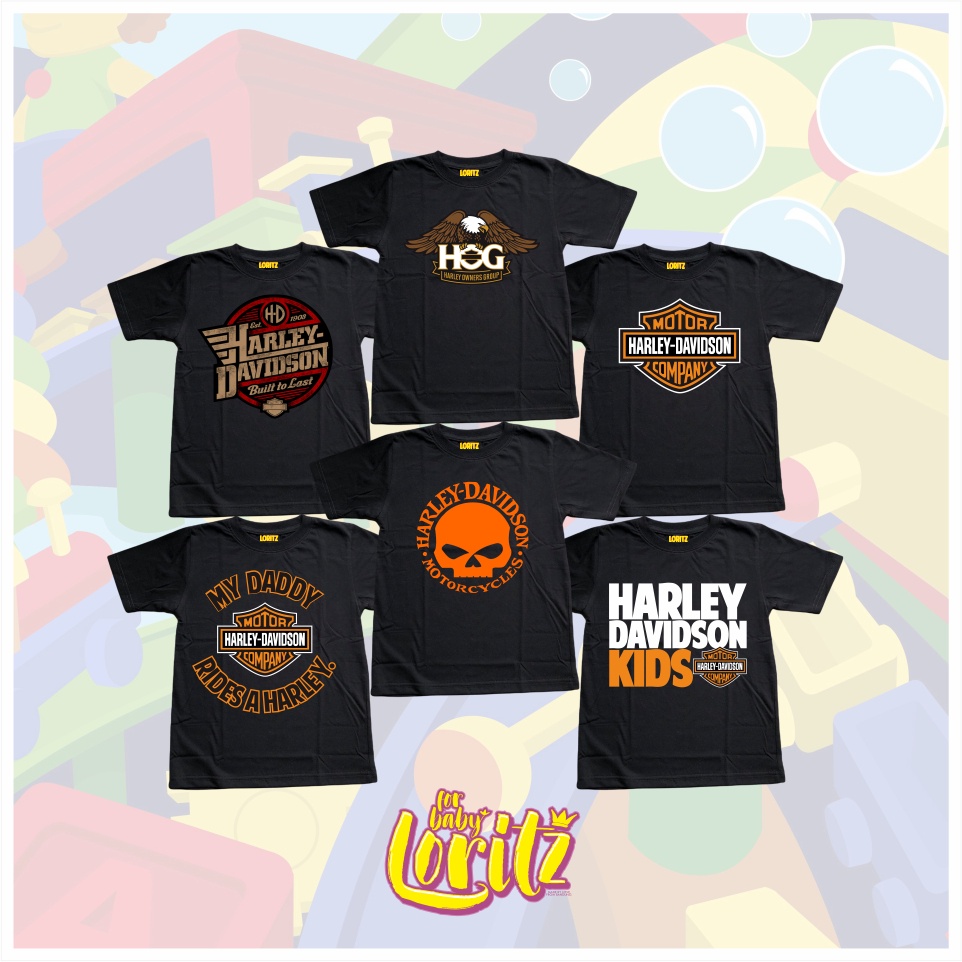 เสื้อยืดเด็กฮาร์เลย์2