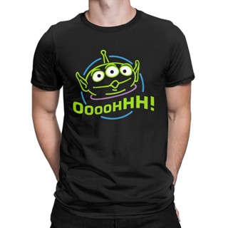 Disney Oooohhhhhh Alien Tshirts Men Toy Story Cotton Tee Shirt Crew Neck T Shirt Graphic Printed Gildan_05