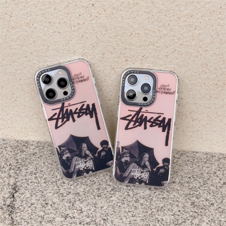 เคสแข็ง สำหรับ ไอโฟน iPhone 14 Pro Max iPhone 13 Pro Max iPhone 12 Pro Max iPhone 11 Fashion Stussy Hard Case