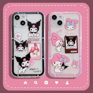 For Infinix Note 30 Hot 30i 20S 20i Note 12 G96 Zero 5G 2023 Smart 7 6 Plus Smart 5 Pro Hot 12 12i 10S 11S Note 10 11 Pro Note 8 7 Hot 9 10 11 Play Cute Kuromi Melody Transparent Case