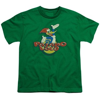 เสื้อยืด พิมพ์ลายการ์ตูน Woody Woodpecker Loco สําหรับเด็ก_03