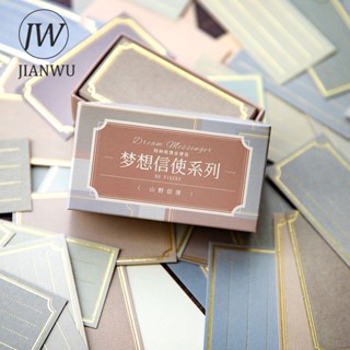 Jianwu กระดาษสีบรอนซ์ สําหรับตกแต่งสมุดภาพ DIY 80 แผ่น