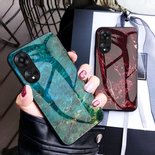 เคสโทรศัพท์มือถือกระจกนิรภัย TPU แบบนิ่ม ป้องกันรอยขีดข่วน สําหรับ OPPO A78 A98 A17 5G 4G CPH2577 2023 2022