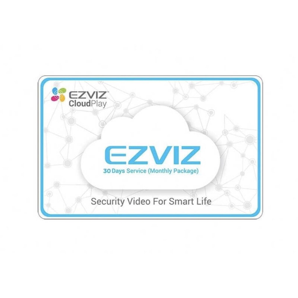 EZVIZ CloudPlay Card - Cloud 30 Days/1Month Playback