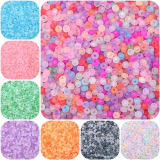 ลูกปัดสีรุ้ง ทรงกลม ขนาด 2 มม. 3 มม. 4 มม. สําหรับทําเครื่องประดับ ต่างหู สร้อยคอ DIY