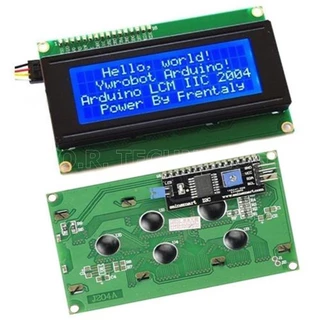 (1ชิ้น) AA017 จอแสดงผล LCD2004 IIC/I2C Blue Backlight หน้าจอ Display 20ตัวอักษร 4บรรทัด