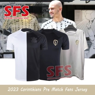 【SFS】เสื้อยืดกีฬาแขนสั้น ลายทีมชาติฟุตบอล Corinthians Jersey S-4XL คุณภาพสูง สําหรับผู้ชาย 2022