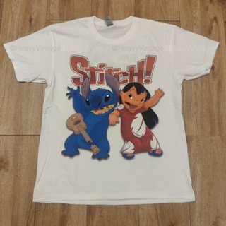 LILO&amp;STITCH DTG (DIRECT TO GARMENT)(GILDAN) เสื้อสกรีนดิจิตอล สีคมชัด เสื้อแท้ กิลเด้น