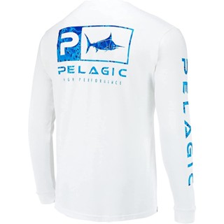 Pelagic Youth Aquatek Icon เสื้อเชิ้ตแขนยาว ป้องกันแดด คุณภาพสูง สําหรับตกปลา UF50+