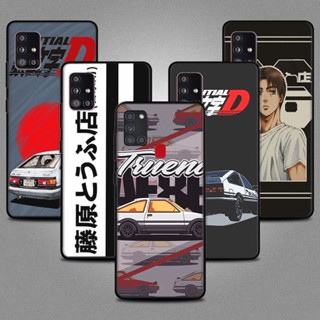 เคสโทรศัพท์มือถือ ลาย Initial D AE86 สีดํา สําหรับ Samsung Note 9 10 10 P1ro 10 Lite 20 20 U1tra