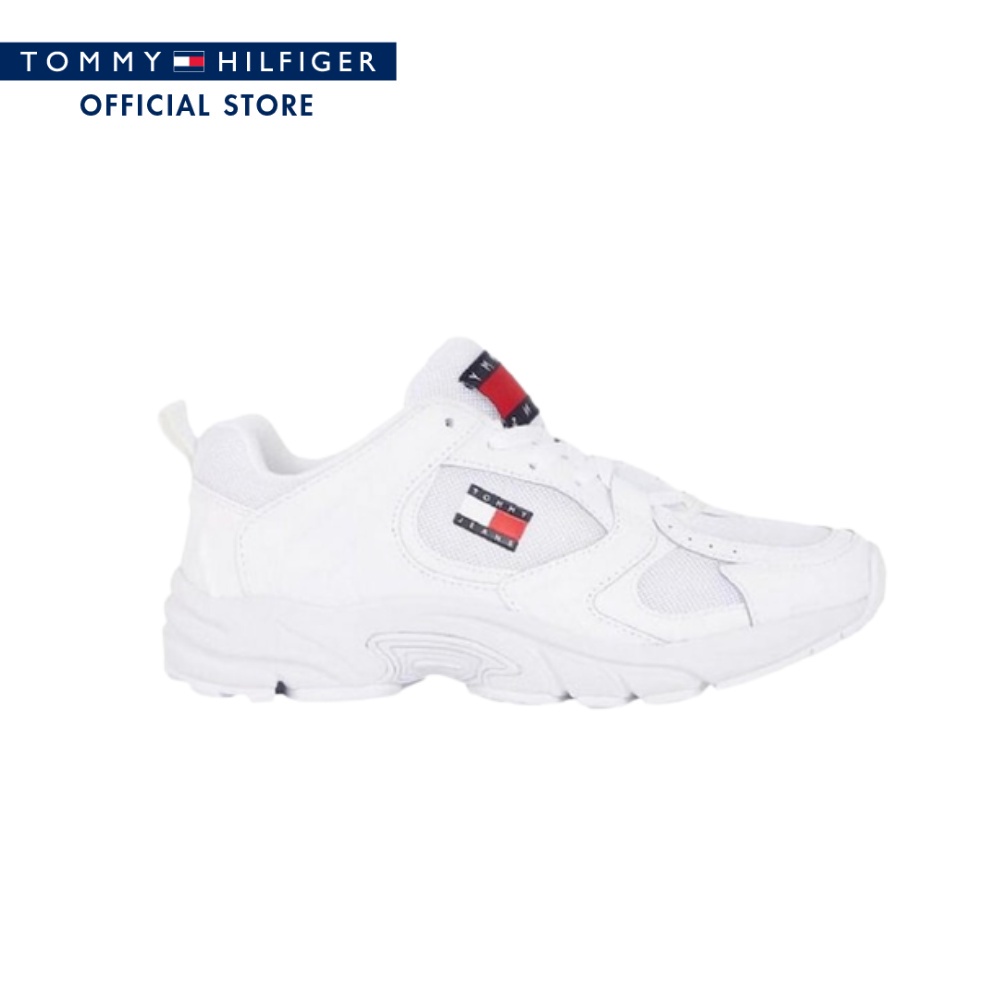 🔹ขายด่ว☀️TOMMY HILFIGER รองเท้าผ้าใบ ผู้หญิง รุ่น EN0EN01879 YBR - สีขาว