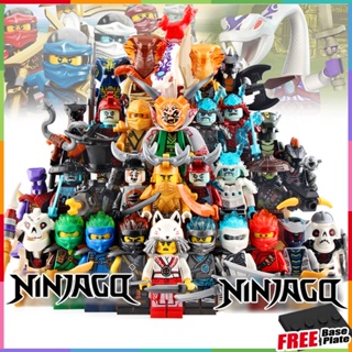 Ninjago 1 Lloyd Minifigures Nya Jay Ninja Master Mini Figures Fangdam Rattla Garmadon Muzzle เด็กการ์ตูนของเล่นของขวัญ