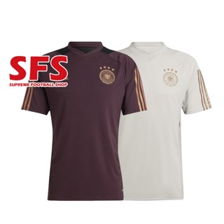 【SFS】เสื้อยืดโปโลแขนสั้น ลายทีมชาติฟุตบอลเยอรมนี 2023 คุณภาพสูง ไซซ์ S-2XL