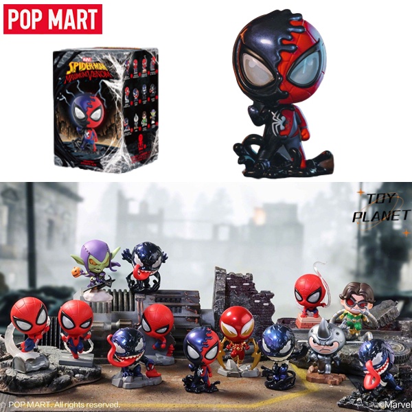 [ คลังสินค ้ าพร ้ อม ] Marvel Spider-Man &amp; Max Venom Series น ่ ารัก Kawaii Action Figures Mystery Christmas Gift ของเล ่ นเด ็ ก