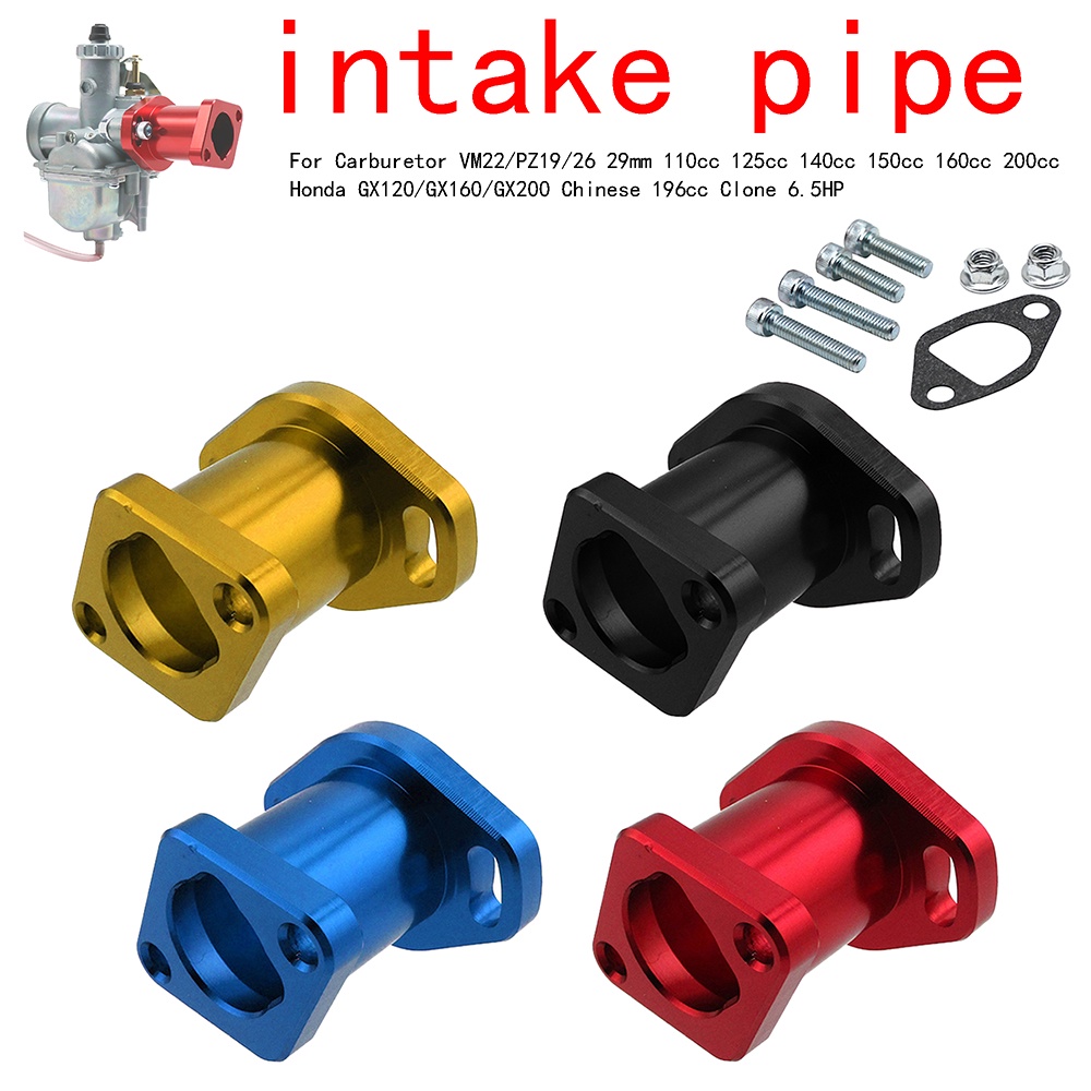 ท่อไอดี CNC Racing ex5 / WAVE125 / DREAM WAVE125 VM22/PZ19/26 29mm 110cc 125cc 140cc 150cc 160cc 200cc Honda GX200 196cc Clone 6.5HP