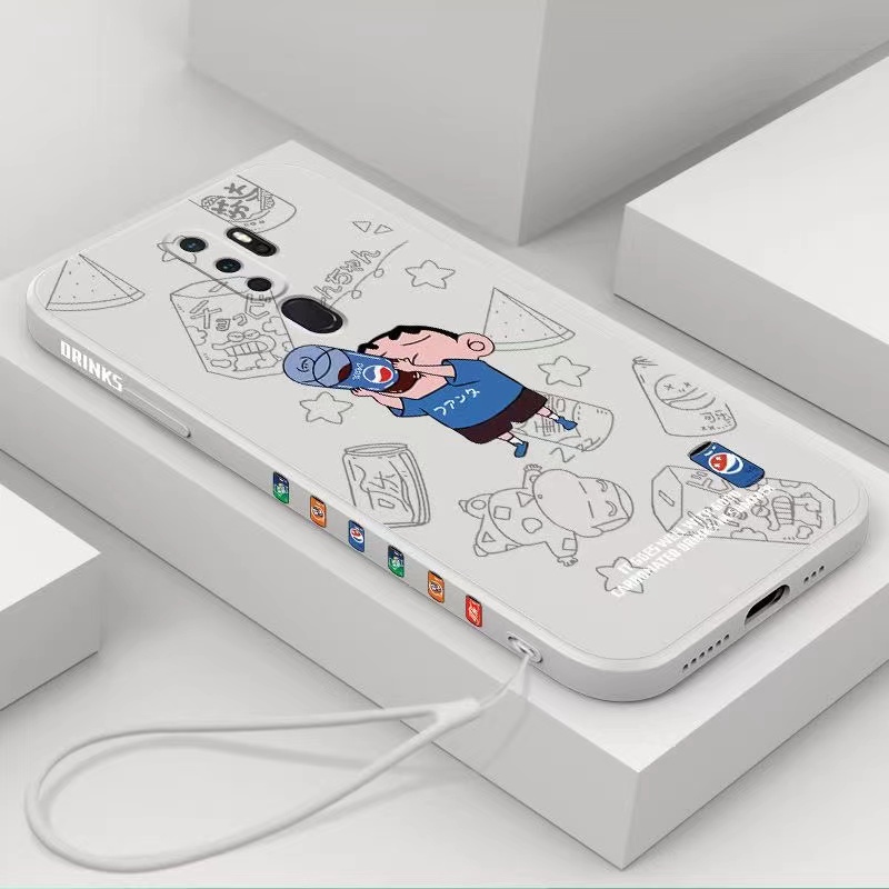 เคส Redmi Note 10 Note 10S Note 10 Pro Note 10 5G Note 6 Note 6 Pro 10 4G Note 11S Note 11 Note 11 Pro Straight Edge 90 °Crayon Shinchan Silicone Case โทรศัพท์มือถือ