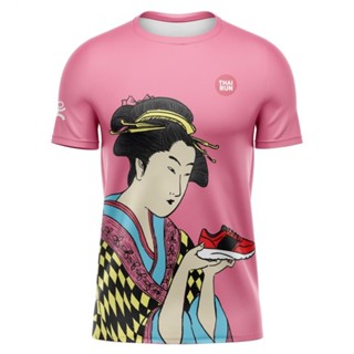 Thairun(ไทยรัน) เสื้อออกกำลังกาย เสื้อวิ่ง เสื้อกีฬา ลาย Thairun Geisha n