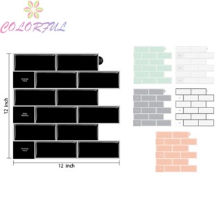 【COLORFUL】Wall Sticker EASY INSTALLATION High Temperature Resistant Waterproof Room