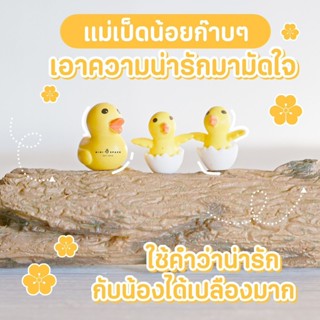 ฺBaby Duck เป็ดน้อยแม่ลูก ตุ๊กตาจิ๋วจัดสวนถาด อุปกรณ์ตกแต่งสวน (ชุด 3 แบบ)