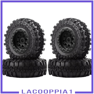 [Lacooppia1] ล้อยาง 1.0 นิ้ว สําหรับรถไต่หินบังคับ Axial SCX24 90081 00001 00002 1/24