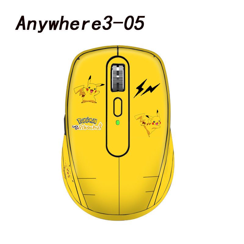 สติกเกอร์การ์ตูนสําหรับ Logitech MX Anywhere 3 ผิว Anti-Slip Frosted เมาส์ผิวเมาส์สเก็ตสติกเกอร์ด้านข้าง Sweat-Proof Mouse Grip Pad