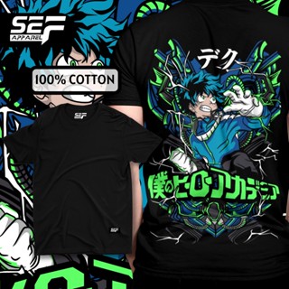 ❍●✣SEF Apparel Anime Series Deku / Midoriya Boko No hero or My Academia 100% Cotton T-shirtT-shirt H_04