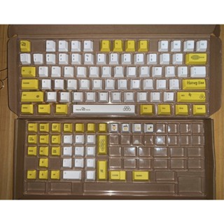 ปุ่มกดคีย์บอร์ด PBT ย้อมสี รูปผึ้ง เชอร์รี่ สําหรับคีย์บอร์ด Cherry Gateron MX