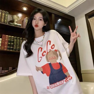 T-shirt womens summer Korean wave 2023 new loose version explosions student short sleeve clothes