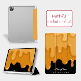 for เคสไอเเพด[smart case ]ด้านหลังโปร่งใส.gen5 gen6 Air1Air2 9.7 gen7 gen8 gen9 10.2 Air3 Pro10.5 Air4 Air5 10.9