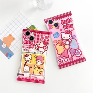 SANRIO เคสโทรศัพท์มือถือแบบนิ่ม TPU ลายเฮลโล คิตตี้ ซานริโอ้ สําหรับ Redmi Note 11 Pro Note11S 10C Note10 5G 10A 9C 9A 10 9T 10s Note9 Note8 Poco X3 NFC M3