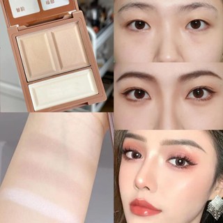 Herorange พาเลทไฮไลท์ เนื้อแมตต์ กลิตเตอร์ ชิมเมอร์ กันน้ํา 3 สี สําหรับแต่งหน้า