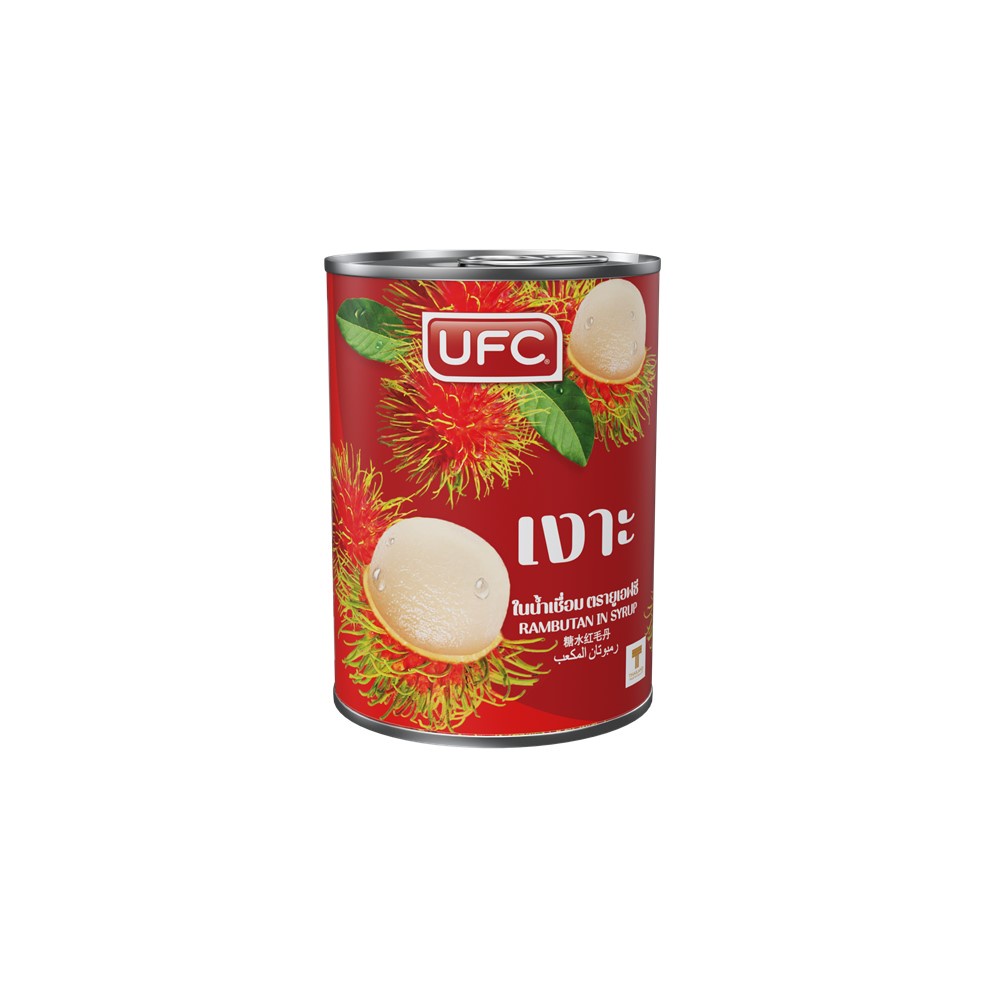 UFC RAMBUTAN เงาะในน้ำเชื่อม20 OZ.UFCIN SYRUP 20OZ.
