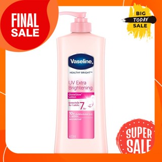 Vaseline เฮลธีไวท์ยูวีไลท์เทนนิ่งโลชั่น 400มิล