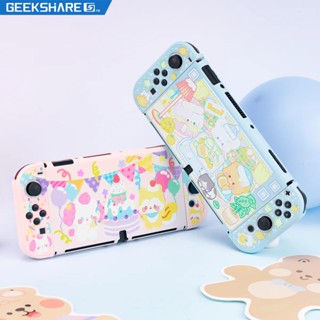 Geekshare เคสป้องกัน ลายหมี สําหรับ Nintendo Switch OLED