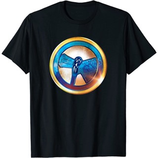 เสื้อยืดโอเวอร์ไซส์เสื้อยืด พิมพ์ลาย Marvel Thor Love and Thunder Stormbreaker Icon สําหรับผู้ชายS-3XL_04