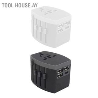 Tool House.ay Universal Travel Adapter ปลั๊กแปลงไฟระหว่างประเทศ Multi Outlets 110‑250V