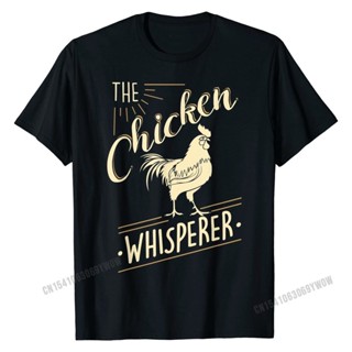 cotton t shirt The Chicken Whisperer Funny Chicken Lover Farming T-Shirt Street Tops Men Tshirts Street Discount_02