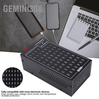 Gemini308 60 พอร์ตสถานีชาร์จ USB HD-350W-60T 5V2A แท่นชาร์จสำหรับโทรศัพท์ EU Plug 220V