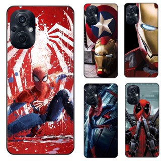 เคสโทรศัพท์ซิลิโคน TPU แบบนิ่ม ลายซุปเปอร์ฮีโร่ Marvel สําหรับ OPPO F21 F21S Pro 5G