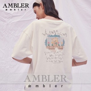 ★ AMBLER ★ VINTAGE DIARY TEDDY BEAR Short Sleeve T-Shirt UNISEX OVERFIT AS920_02