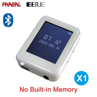 Faaeal BENJIE X1 เครื่องเล่นเพลงบลูทูธ ไม่มีหน่วยความจําในตัว รองรับการ์ด SD HiFi Lossless MP3 พร้อมลําโพง FM Recording Walkman