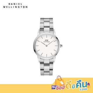 Daniel Wellington นาฬิกาข้อมือ Iconic Link S White 28มม สีเงิน