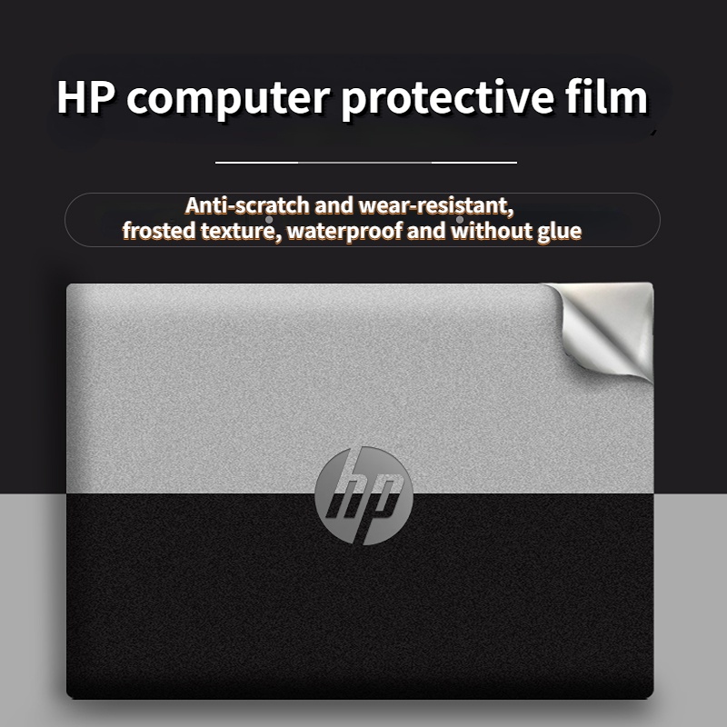 2side HP สติ๊กเกอร์คอมพิวเตอร์สีทึบ HP 245 G8 ห้ารุ่น 15s-fq ฟิล์มป้องกันโน้ตบุ๊ค Dark HP EliteBook 850 G8 ฟิล์ม ProBook 455 G9 ฟิล์มขัดธุรกิจไม่มีกาว