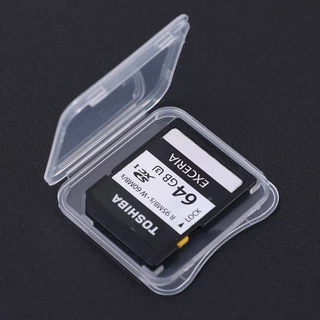 กล่องเคสพลาสติกใส สําหรับใส่เมมโมรี่การ์ด SD SDHC 10 ชิ้น ต่อล็อต