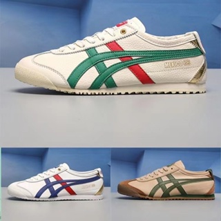 Onitsuka SLIP ON รองเท้ากีฬา รองเท้าวิ่ง รองเท้าหนัง ลําลอง คุณภาพสูง สําหรับผู้ชาย ผู้หญิง