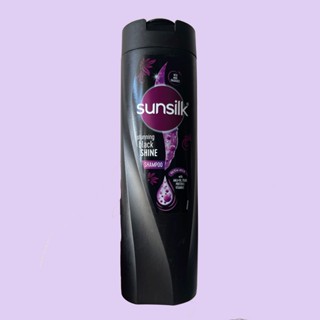 แชมพู เพื่อผมดำ เงางาม Sunsilk Stunning Black Shine Shampoo With Amla Pearl Complex 340 ml