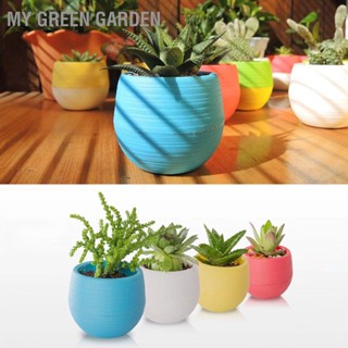 My Green Garden Succulent Pot Mini Seedling Flower Container กระถางดอกไม้พลาสติกสำหรับลานสวนระเบียง